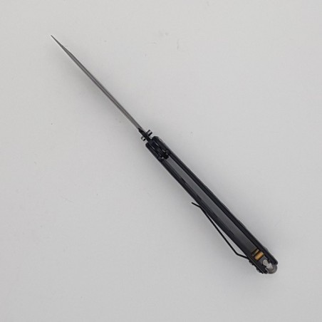 Cutit fluture Butterfly, Balisong  19 cm, negru, 4 gauri