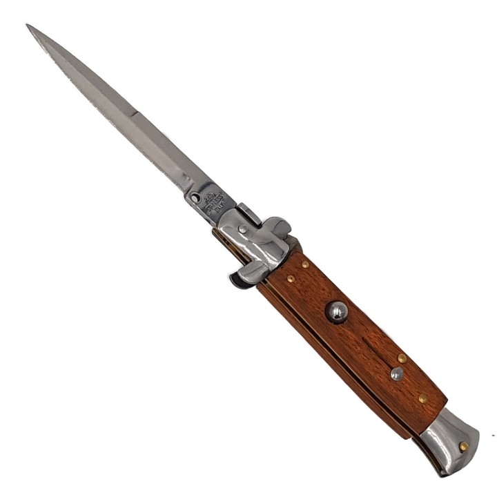 Cutit stilet, deschidere automata buton, pentru camping si vanatoare, 22 cm
