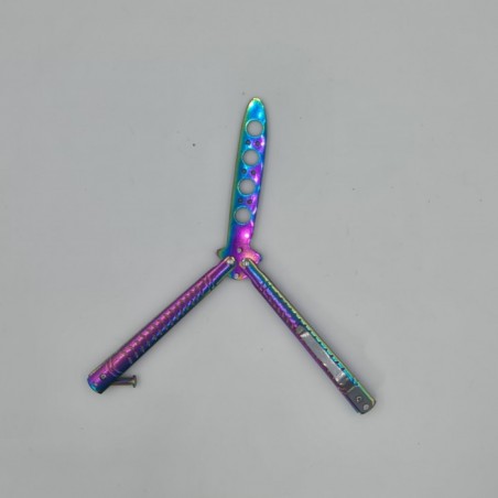 Cutit fluture Butterfly, Balisong 21.50cm, fade clasic, fara tais, de antrenament, sageata
