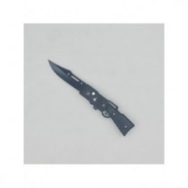Briceag pe buton automat in forma de pistol cu emblema BATMAN 2