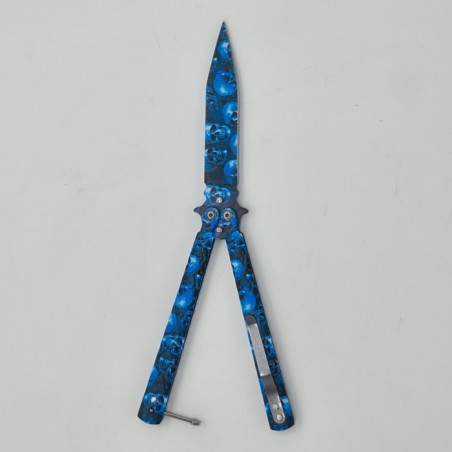 Cutit Butterfly, model cranii M3, albastru