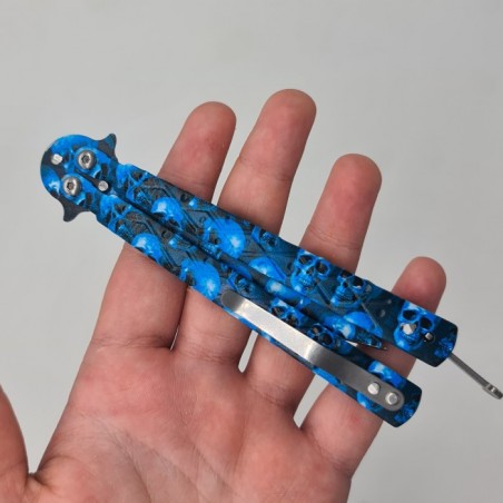 Cutit Butterfly, model cranii M3, albastru
