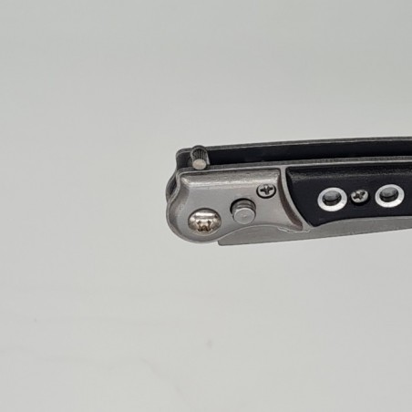 Briceag , negru, model 5 gauri, tais dublu, 25 cm , automat, M2
