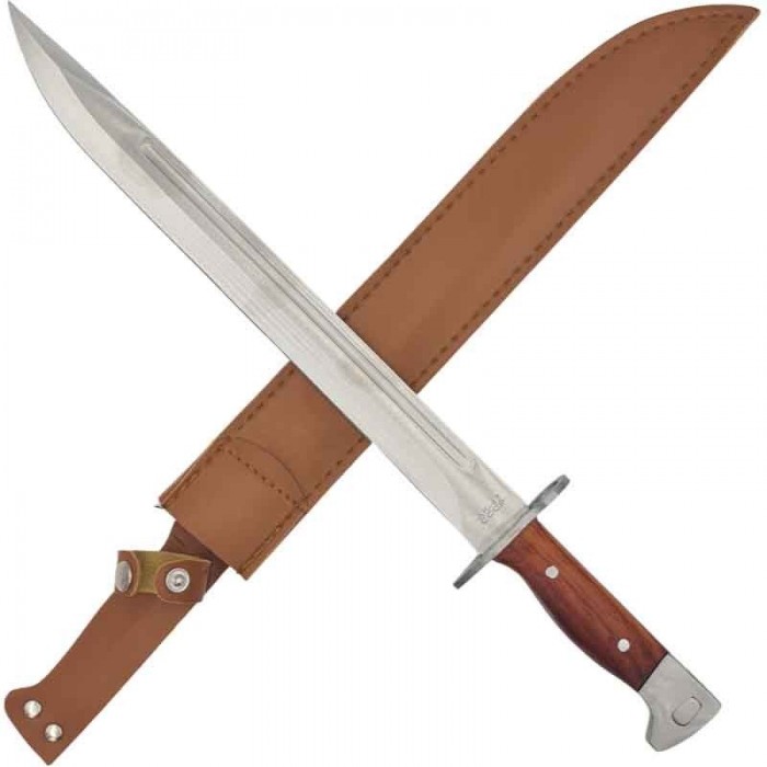 Cutit ak-47, 50 cm, husa piele, dalimag