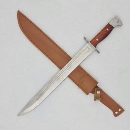 Cutit ak-47, 50 cm, husa piele, dalimag