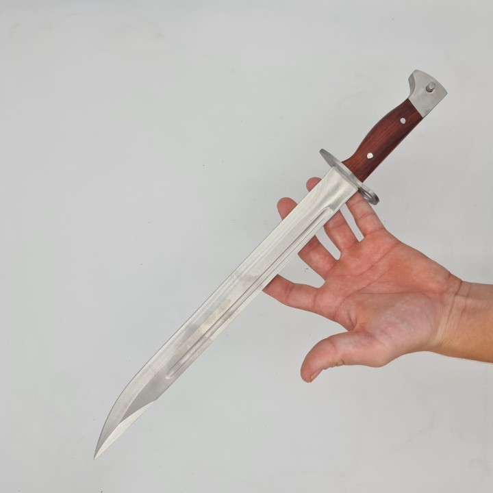 Cutit ak-47, 50 cm, husa piele, dalimag
