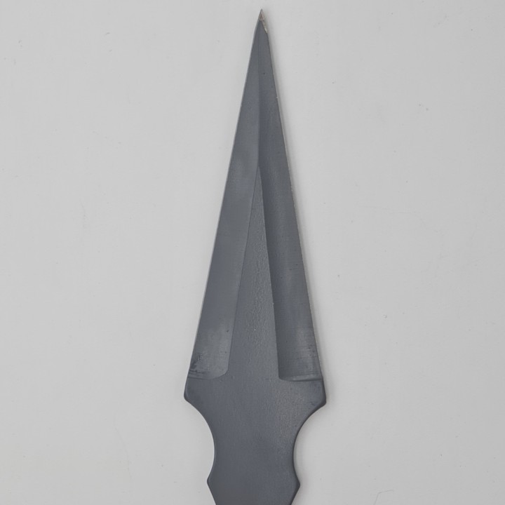 Cutit ninja de aruncat la tinta, negru, simplu
