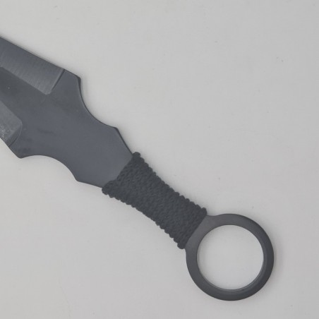 Cutit ninja de aruncat la tinta, negru, simplu