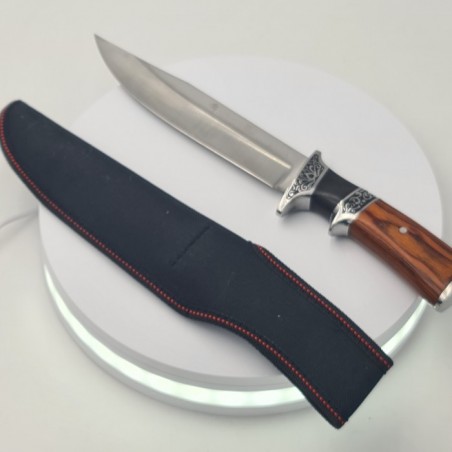 Cutit vanatoare Columbia 30 cm, model K328a, maner plastic dur, husa