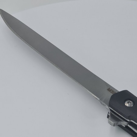 Briceag model slim, patrat, M390, 21 x 2 cm, negru