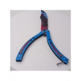 Cutit fluture, Butterfly,  fara tais, model galaxie, curbat, 26 cm 2