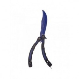 Cutit fluture, Butterfly,  fara tais, model fulger, curbat, 26 cm