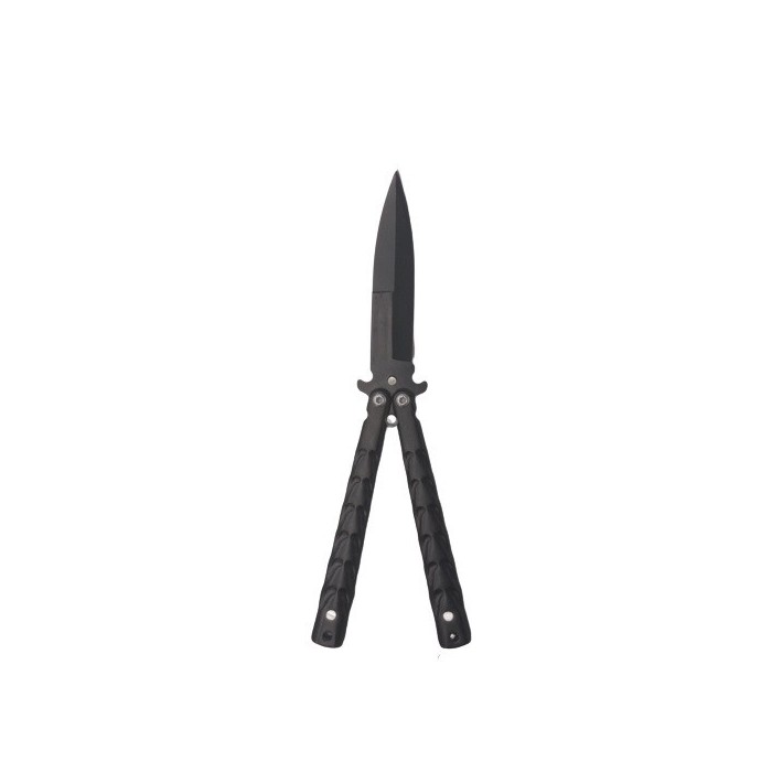 Cutit fluture, Butterfly, model dinamic, negru, 16 cm