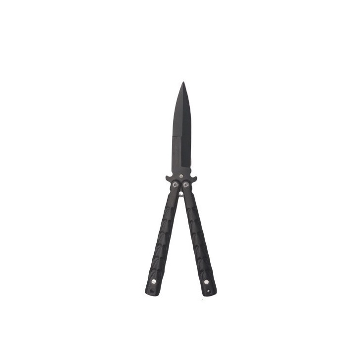 Cutit fluture, Butterfly, model dinamic, negru, 16 cm
