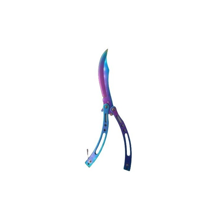 Cutit fluture, Butterfly, model dinamic, curbat, fade, 23 cm