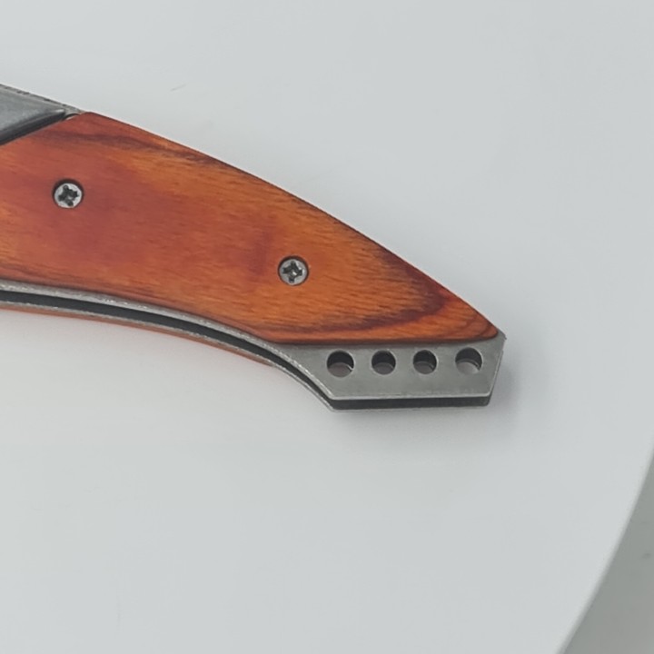 Briceag, cutit, model lemn, 20 cm, buton