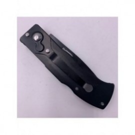 Briceag Automat, Model Revolver, Negru, Lama Otel, Sistem Prindere la Curea, 17 cm 2