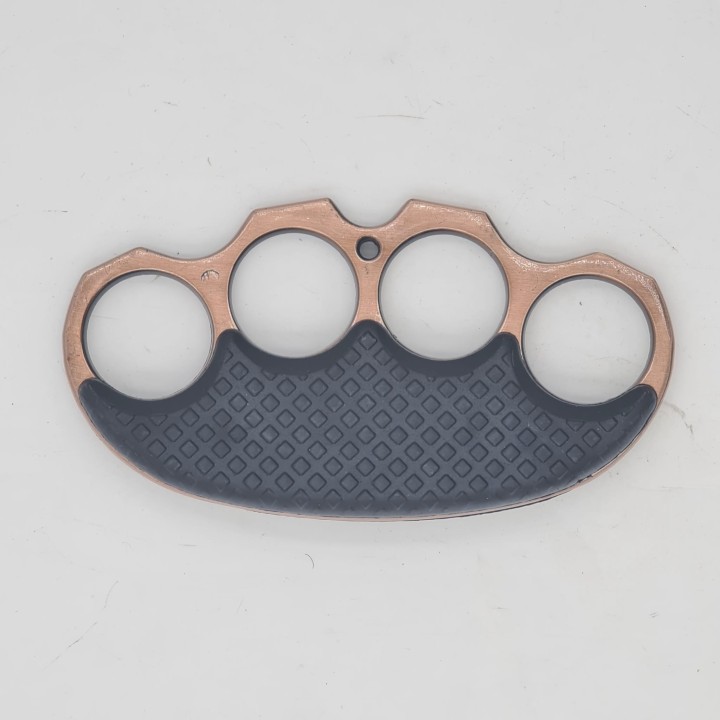 Pumnal Tip Box, Autoaparare, Maner Grip, Bronz