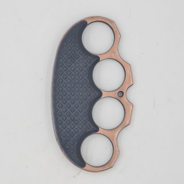 Pumnal Tip Box, Autoaparare, Maner Grip, Bronz