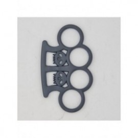 Pumnal Tip Box, Autoaparare, Maner Craniu Dublu, Negru 2