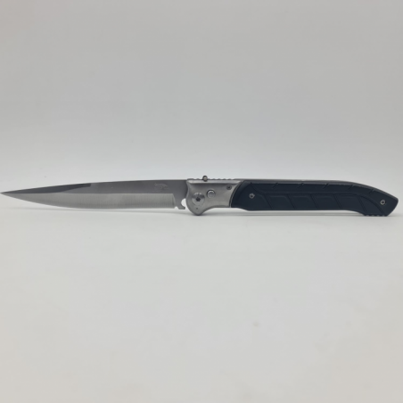Cutit Automat, Lama Stilet, 31 cm, Argintiu, Maner Cutat