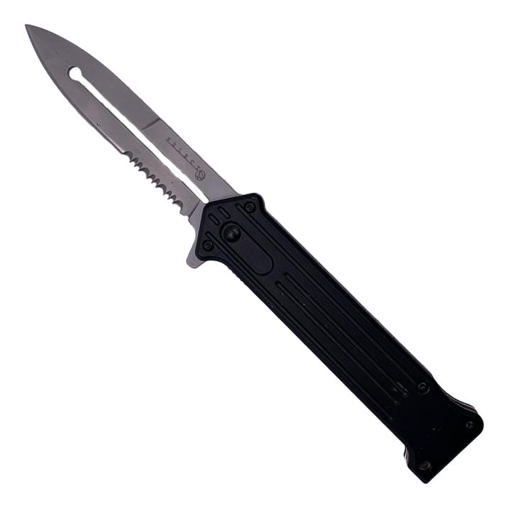Briceag Tactic, Stealth, Deschidere Automata Rapida, Lama Zimtata, 20 cm, Gri Mat