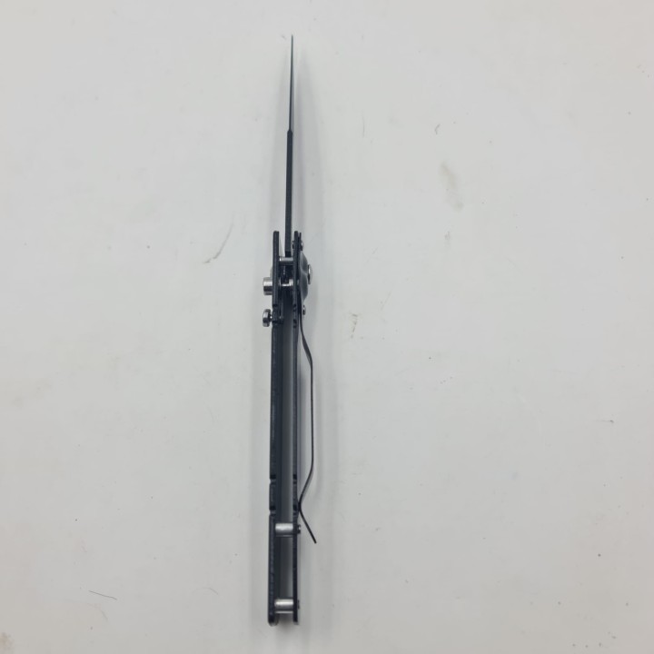 Briceag Model Carti de Joc, Prindere Curea, Argintiu, Deschidere Automata