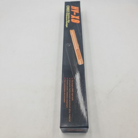 Lanterna cu Electrosoc X8, Acumulator, Lumina Puternica Led, Aluminiu, Negru, 35 cm