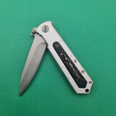 Briceag cu Agatatoare, Deschidere Manuala, Model Scoarta de Copac, Argintiu, 20 cm