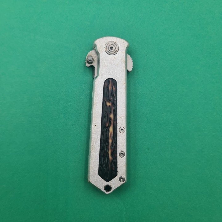 Briceag cu Agatatoare, Deschidere Manuala, Model Scoarta de Copac, Argintiu, 20 cm