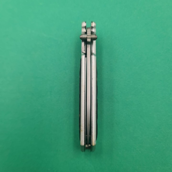 Briceag cu Agatatoare, Deschidere Manuala, Model Scoarta de Copac, Argintiu, 20 cm