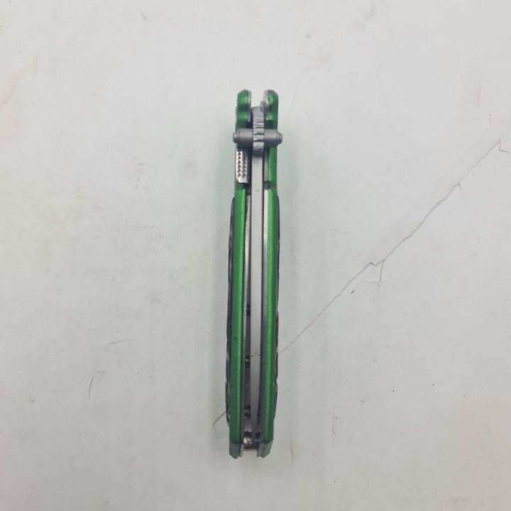Briceag cu Agatatoare, Deschidere Manuala, Model Scoarta de Copac, Verde, 20 cm