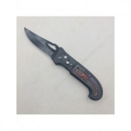 Briceag Deschidere a Lamei pe Buton, Scorpion, Sistem Prindere Curea, Negru, 20 cm 2