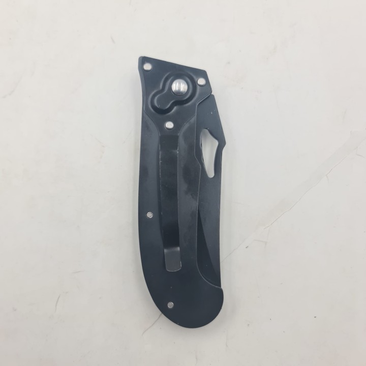 Briceag Deschidere a Lamei pe Buton, Scorpion, Sistem Prindere Curea, Negru, 20 cm
