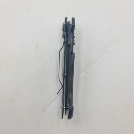Briceag Deschidere a Lamei pe Buton, Scorpion, Sistem Prindere Curea, Negru, 20 cm