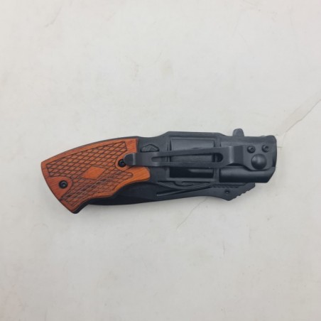 Briceag Pistol, Deschidere Manuala, Sistem Prindere Curea, Negru, 20 cm