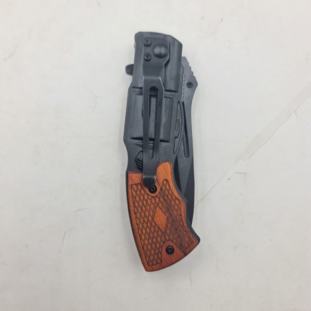Briceag Pistol, Deschidere Manuala, Sistem Prindere Curea, Negru, 20 cm