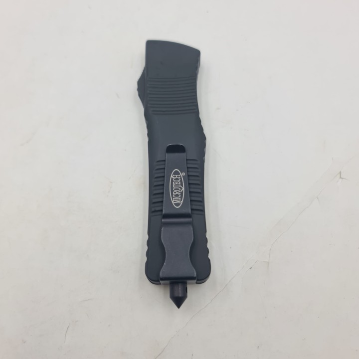 Cutit Automat pe Buton, Dispozitiv Spart Geam, Sistem Prindere Curea, Negru, Model Linii, 24 cm