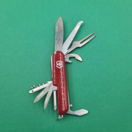 Briceag Multifunctional Swiss, Agatatoare, 9 cm, Rosu