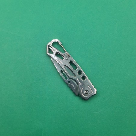 Briceag Prindere Gaica Pentru Curea, Model Gauri, Deschidere Manuala, 15 cm, Argintiu