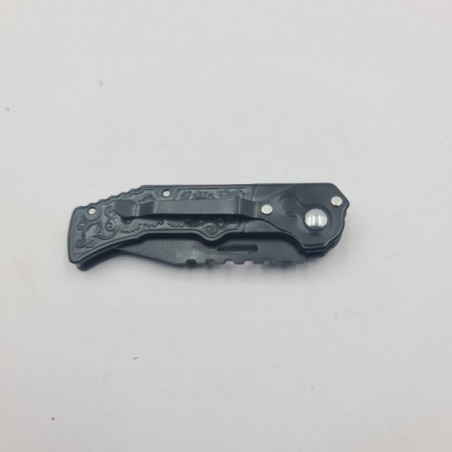 Briceag Model Floare, Deschidere Automata pe Buton, Sistem Prindere Curea, 16 cm
