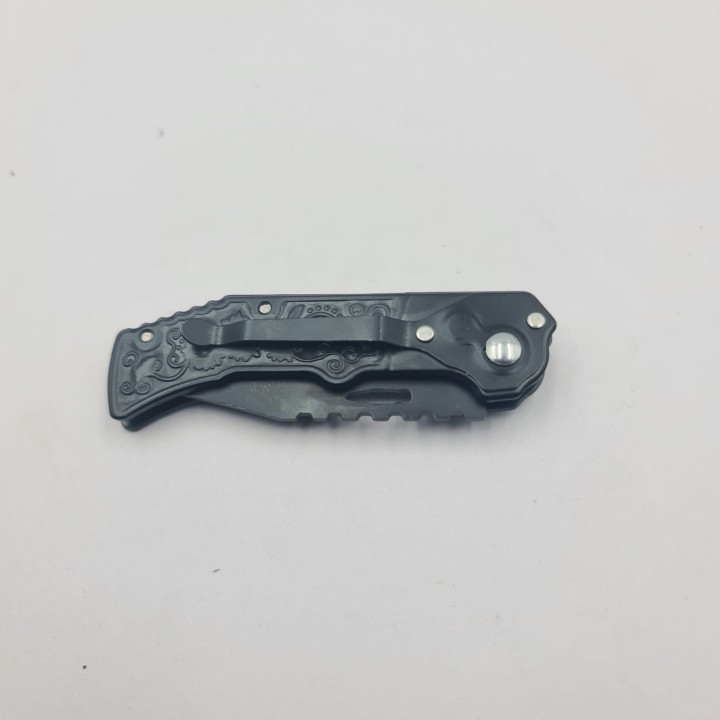 Briceag Model Floare, Deschidere Automata pe Buton, Sistem Prindere Curea, 16 cm