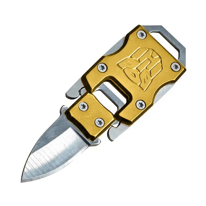 Briceag Mini, Tip Breloc , Catarama, Auriu, 92x28x7 mm