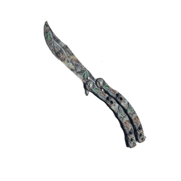 Briceag Fluture Model Toamna cu Tais, Curbat, 24 cm