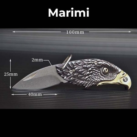 Cutit Breloc, Model Vultur,  65x25x6mm