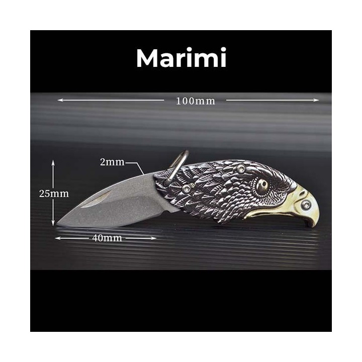Cutit Breloc, Model Vultur,  65x25x6mm
