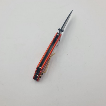 Briceag cu Deschidere Manuala, Sistem Prindere Curea, 20 cm, Rosu