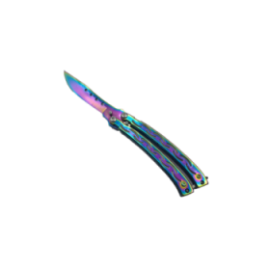 Cutit Fluture Fade, Curbat, Cu Tais, 17 cm