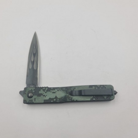 Briceag cu Deschidere Manuala, Model USA, Sistem Prindere Curea, Dispozitiv Spart Geam, 22cm