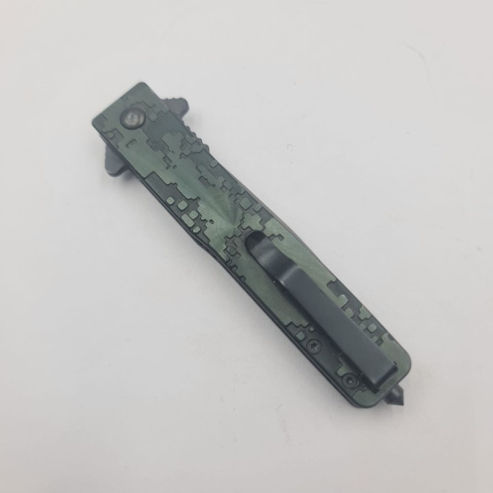 Briceag cu Deschidere Manuala, Model USA, Sistem Prindere Curea, Dispozitiv Spart Geam, 22cm